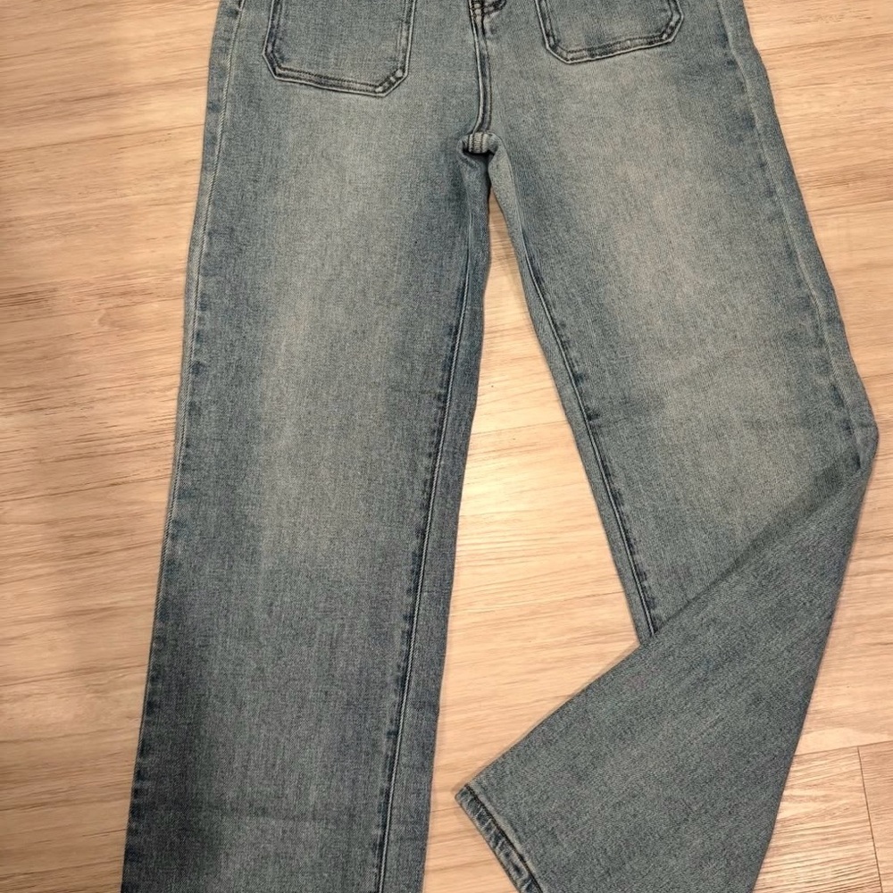 Dior Women's Straight Leg Jeans in Light Blue